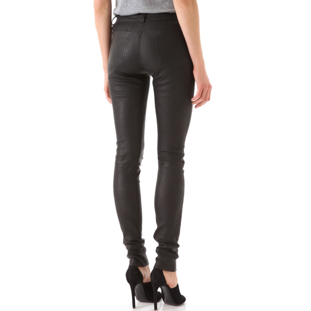 T by Alexander Wang stretch leather pants, sz 28